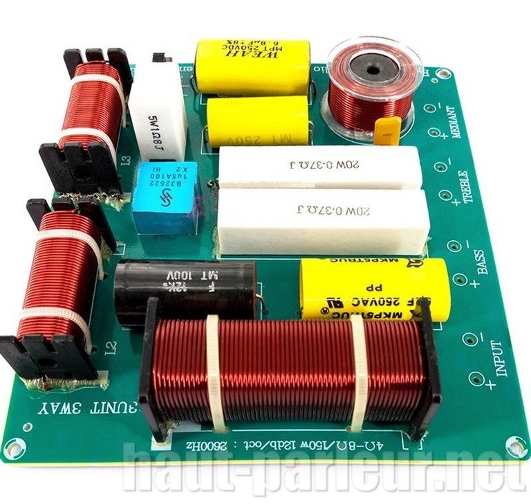 Filtre passif pro 3 voies 6/8 ohms 50 à 300 watts