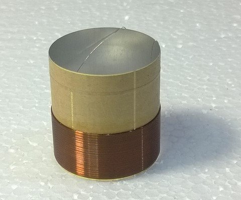 Bobine mobile diametre 32 mm support alu