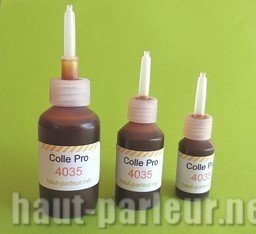 Colle haut-parleur 4035 Colle haut-parleur professionnelle pour suspension de membrane et chassis haut-parleur