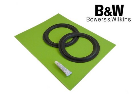 Kit de réparation pour membrane haut-parleur B&W CM2 et B&W Cm4. Ce Kit comprend 2 suspensions haute qualité et un tube de colle haut-parleur