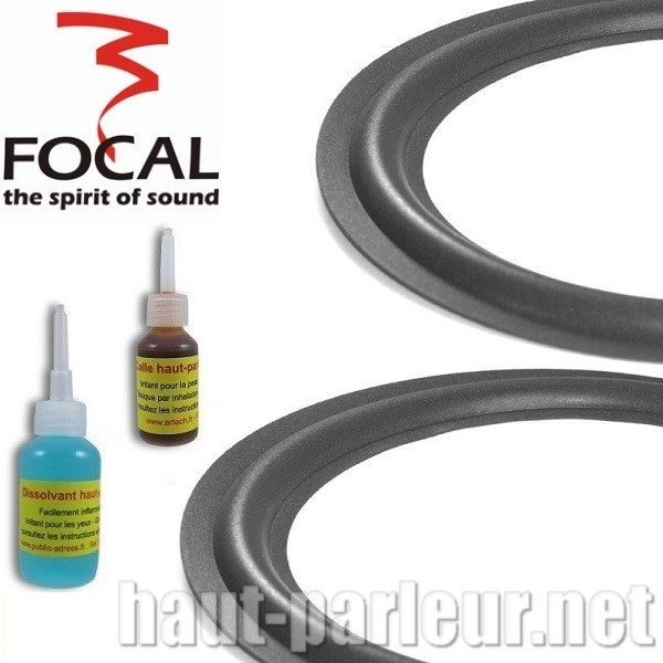 Kit de suspensions caoutchouc pour haut-parleur FOCAL 7V ou 7K ou 7N 