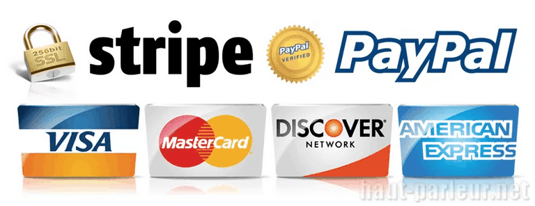 Paiement par CB ou Paypal sur la boutique du haut-parleur