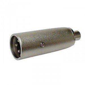 Adaptateur XLR mâle 3 broches-RCA femelle