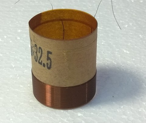 Bobine mobile diamètre 32,5 mm pour emembranange haut-parleur