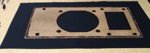 Changer le tissus acoustique d'un cadre d'enceinte : Positionner le cadre