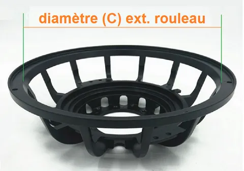 diamètre C extérieur rouleau
