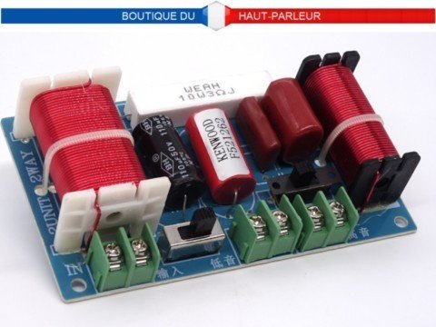 Filtre haut parleur passif 2 voies 2600Hz 6-8 ohms