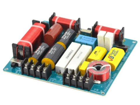 Filtre haut-parleur passif 3 voies 600 - 480000 Hz 4 à 8 ohms 350 watts qualité professionnelle 01