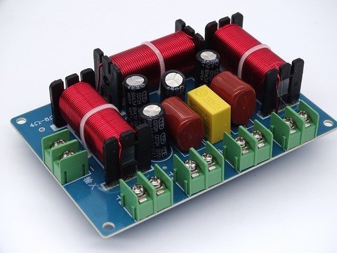 Filtre haut-parleur passif 3 voies 800 Hz et 5000 Hz 4 à 8 Ohms puissance de 35 à 150 watts