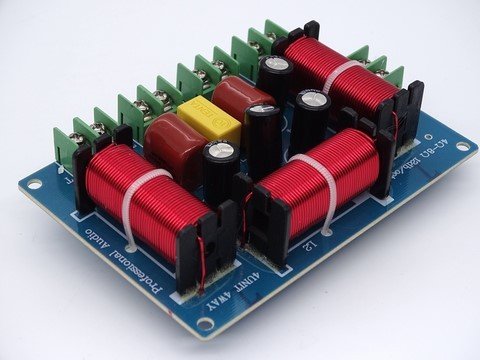 Filtre haut-parleur passif 3 voies 800 Hz et 5000 Hz 4 à 8 Ohms puissance de 35 à 150 watts