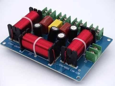 Filtre haut-parleur passif 3 voies 800 Hz et 5000 Hz 4 à 8 Ohms puissance de 35 à 150 watts