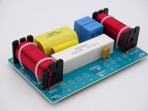 Filtre haut-parleur passifs 3 voies 2600/4800 Hz 4/8 ohms