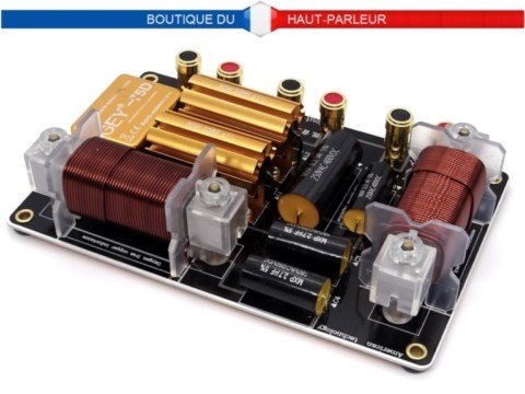 Filtre haut-parleur professionnel 2 voies 1800Hz 8 Ohms 1500 watts
