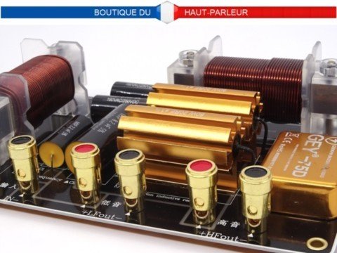 Filtre haut-parleur professionnel 2 voies 1800Hz 8 Ohms 1500 watts