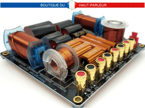 Filtre haut-parleur professionnel 3 voies 450 watts 4-8 ohms 750-5000Hz 20-310-01