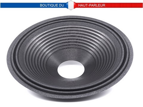 Membrane haut-parleur diamètre 29.6 cm pour bobine de 65 mm suspension tissus