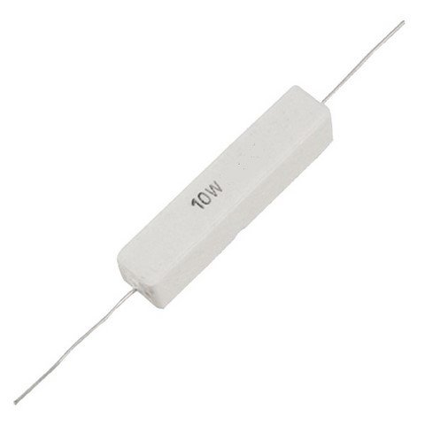 Résistance cémentée 10 watts pour filtre passif haut-parleur