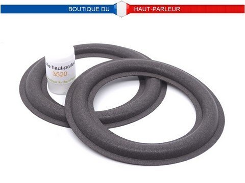 Kit de réparation haut-parleur suspensions en mousse extra souple 8.0cm - 9.0cm - 11.7cm - 12.6cm SHP-127 membrane bord amortisseur speaker repair foam surround edge