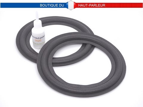 Kit de réparation haut-parleur suspensions en mousse extra s10.5cm - 11.9cm - 14.6cm - 15.8cm SHP-151 membrane bord amortisseur speaker repair foam surround edge