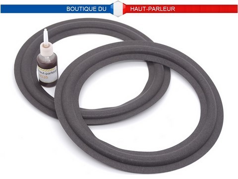 Kit de réparation haut-parleur suspensions en mousse extra  14.3cm - 15.8cm - 18.0cm - 19.6cm SHP-196B membrane bord amortisseur speaker repair foam surround edge