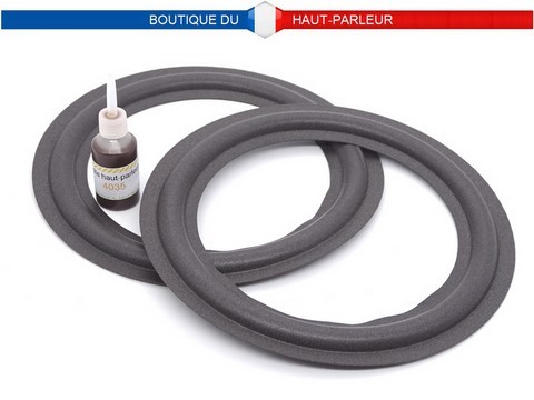 Kit de réparation haut-parleur suspensions en mousse extra  13.6cm - 14.7cm - 18.1cm - 19.6cm SHP-197 membrane bord amortisseur speaker repair foam surround edge