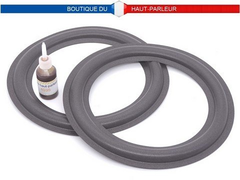  Kit de réparation haut-parleur suspensions en mousse extra 14.1cm - 15.2cm - 19.0cm - 20.3cm SHP-204 membrane bord amortisseur speaker repair foam surround edge