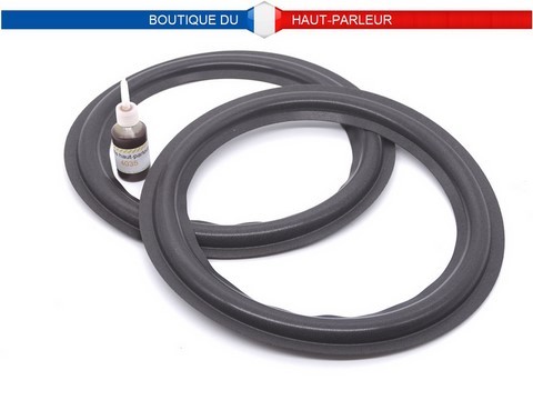 Kit de réparation haut-parleur suspensions en mousse extra 17.5cm - 18.5cm - 22.5cm - 24.0cm SHP-240 membrane bord amortisseur speaker repair foam surround edge