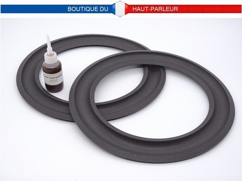 Kit réparation suspensions membrane haut-parleur mousse à profil inversé 17.3cm - 18.3cm - 23.0cm - 24.6cm SHP-245X 