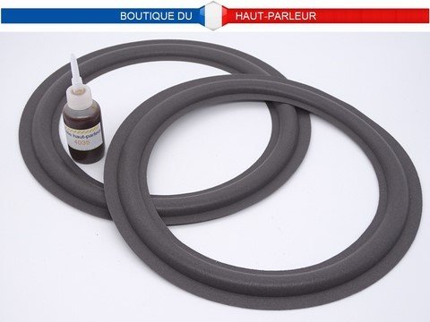 Kit de réparation haut-parleur suspensions en mousse extra 18.5cm - 19.3cm - 22.8cm - 24.6cm SHP-246 membrane bord amortisseur speaker repair foam surround edge