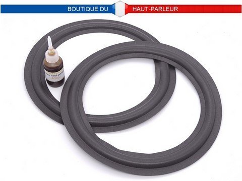  Kit de réparation haut-parleur suspensions en mousse extra souple 18.0cm - 19.5cm - 22.8cm - 24.8cm SHP-250 membrane bord amortisseur speaker repair foam surround edge