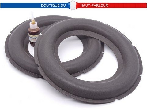 Kit de réparation haut-parleur suspensions en mousse épaisse 14.5cm - 16.5cm - 23.7cm - 25.3cm SHP-254 membrane bord amortisseur speaker repair foam surround edge