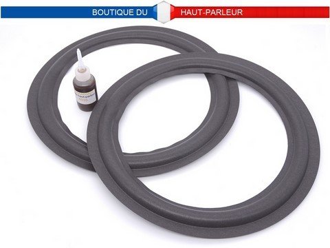 Kit de réparation haut-parleur suspensions en mousse souple 22.0cm - 23.5cm - 27.0cm - 29.5cm SHP-295 membrane bord amortisseur speaker repair foam surround edge
