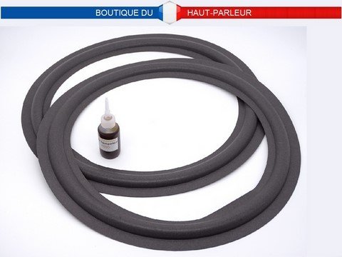 Kit de réparation haut-parleur suspensions en mousse souple 28.5cm - 30.5cm - 34.5cm - 37.5cm SHP-380 membrane bord amortisseur speaker repair foam surround edge