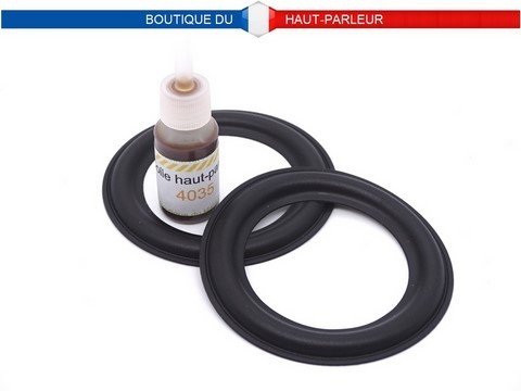 Kit de réparation haut-parleur suspensions en caoutchouc extra souple A:4,8cm - B:5,4cm - C:6,9cm - D:7,4cm SHP-74CX membrane bord amortisseur speaker rubber surround edge