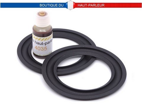 Kit de réparation haut-parleur suspensions en caoutchouc extra souple A:5,1cm - B:5,7cm - C:7,0cm - D:7,9cm SHP-79C membrane bord amortisseur speaker rubber surround edge