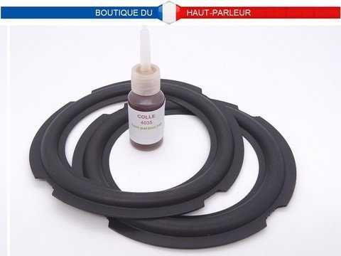 suspensions haut-parleur en caoutchouc haute qualité SHP-117C2 Kit livré avec colle 4035