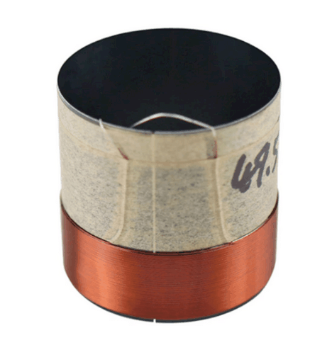 Bobine mobile haut-parleur diamètre 49,5mm 8 ohms