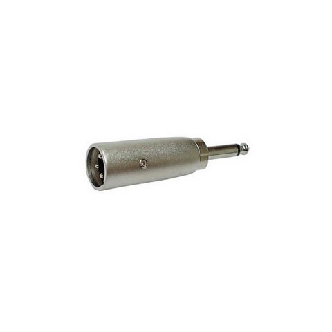 Adaptateur XLR mâle 3 broches-Jack mâle 6.35mm mono