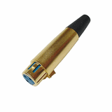 Fiche XLR 3 poles femelle dorée