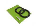 Kit de réparation pour membrane haut-parleur de 12.5 cm de diamètre. Ce Kit comprend 2 suspensions haute qualité et un tube de colle époxy haute résistance.